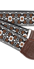 Souldier Fillmore Brown/White Guitar Strap (SKU: 32161) 32161