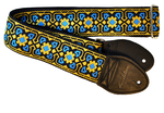 Souldier Fillmore - Turquoise/Gold Guitar Strap (SKU: 32170) 32170
