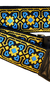 Souldier Fillmore - Turquoise/Gold Guitar Strap (SKU: 32170) 32170