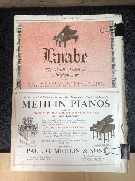 The Music Trades Annual Convention Issue June 8th 1925 #3
