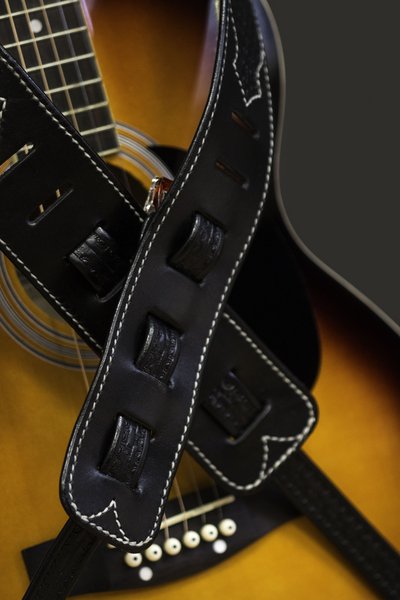Leather Instrument Strap Handmade in Rochester 22426