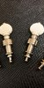 Gotoh 2-Band Planetary Banjo tuners (Nickel Plated, CREAM Buttons)) (SKU: 21080) 21080
