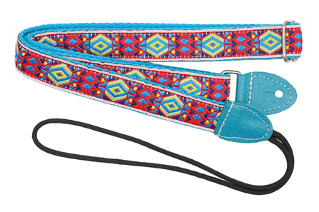 Souldier Serape Red F-Style Mandolin Strap #1