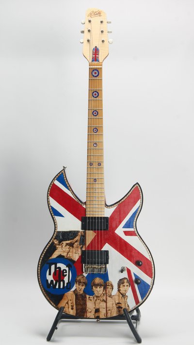 RC Kelly The Who Rick-330 Style Solid Body Electric (Art)