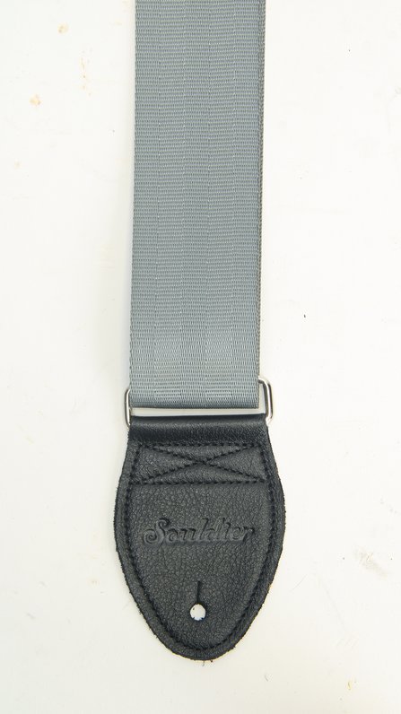 Souldier Guitar Strap Plain Seat Belt GRAY #1