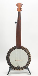 H. C. Dobson 1867 Patent Fretless Resonator (Mahogany)