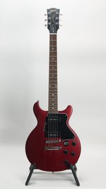 Gibson Rick Beato Les Paul Special Double Cut Sparkling Burgundy Satin (2024) (SKU: 31322) 31322