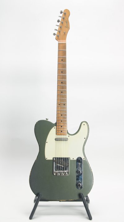 Danocaster Single Cut Aged Charcoal Frost