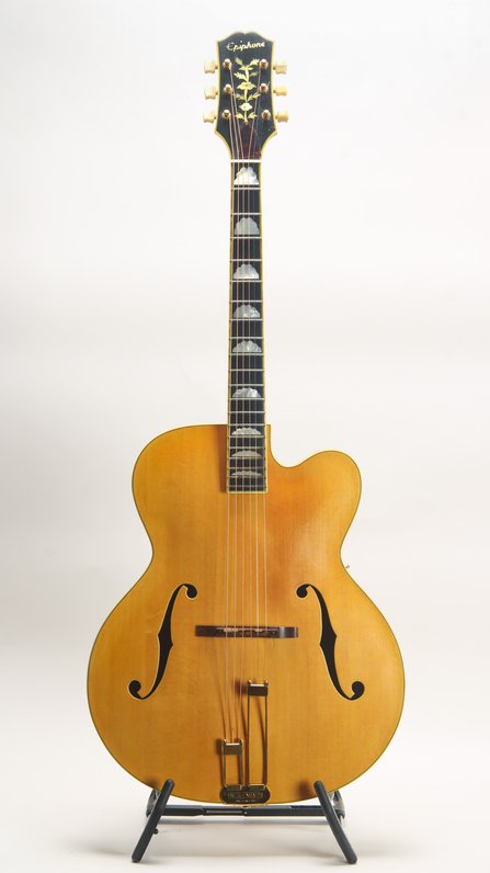 Epiphone De Luxe Cutaway Blonde (ca.1950 body 60's reneck) *AS IS* #1