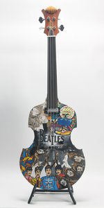 RC Kelly The Beatles Fretless Solid Body Violin Electric Bass Guitar (Art)