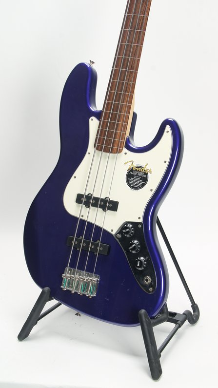 Fender MIM Fretless Jazz Bass Purple (2002) #3