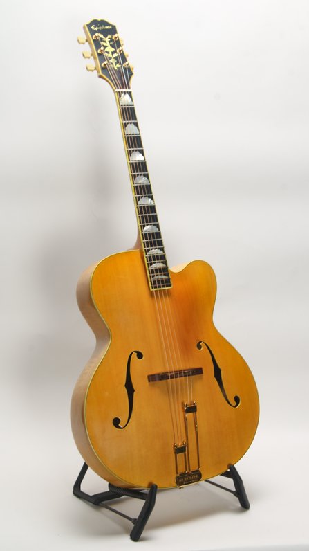 Epiphone De Luxe Cutaway Blonde (ca.1950 body 60's reneck) *AS IS* #3