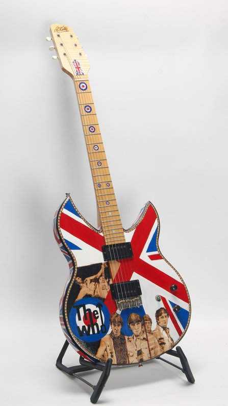 RC Kelly The Who Rick-330 Style Solid Body Electric (Art) #3