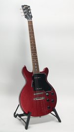 Gibson Rick Beato Les Paul Special Double Cut Sparkling Burgundy Satin (2024) (SKU: 31322) 31322