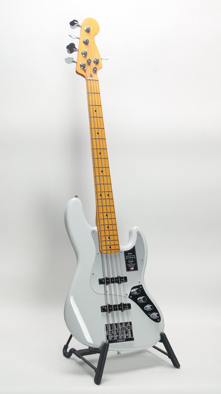 Fender American Ultra II Jazz Bass V White (2024) #3