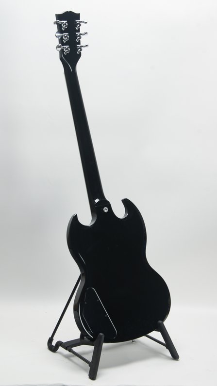 Gibson SG Standard Ebony Limited-Edition Electric Guitar Silver Burst (2023) #4