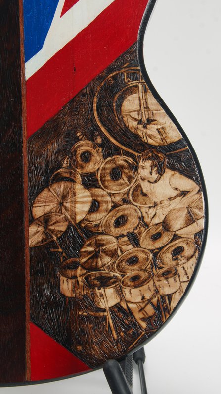 RC Kelly The Who Rick-330 Style Solid Body Electric (Art) #6