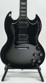 Gibson SG Standard Ebony Limited-Edition Electric Guitar Silver Burst *USED* (SKU: 31468) 31468