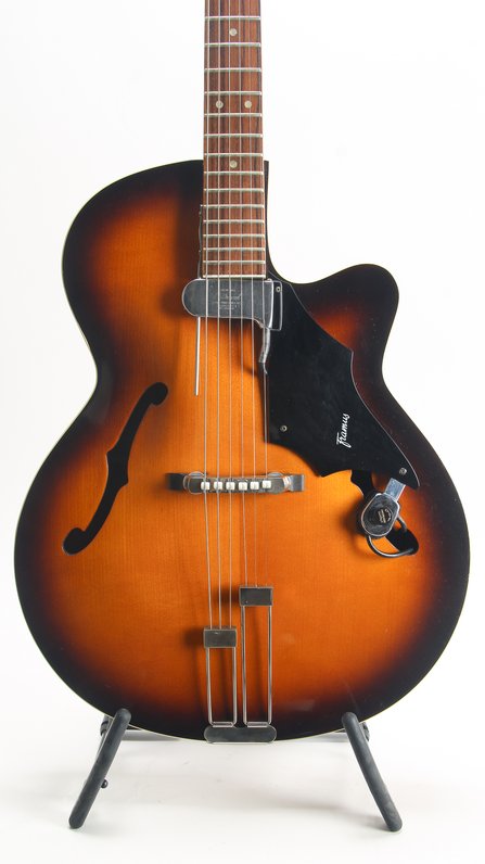 Framus Sorella (03100) 16.5" Archtop (1971) w. DeArmond Monkey-on-a-Stick #7