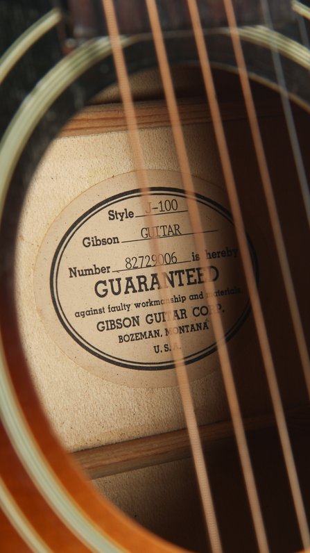 Gibson J-100 (ca. 1989) #8