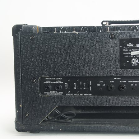 Vox AC30CCH w. Unmarked Open 1x12" cab Celestion #8