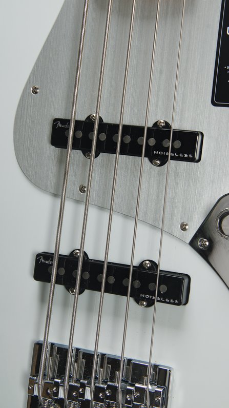 Fender American Ultra II Jazz Bass V White (2024) #9