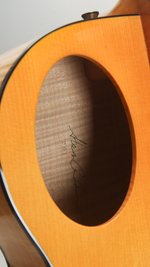 Steve Andersen Oval Hole Archtop (2001) (SKU: 32626) 32626