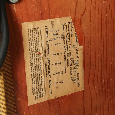 Fender Bassman 5F6 (1957) #10