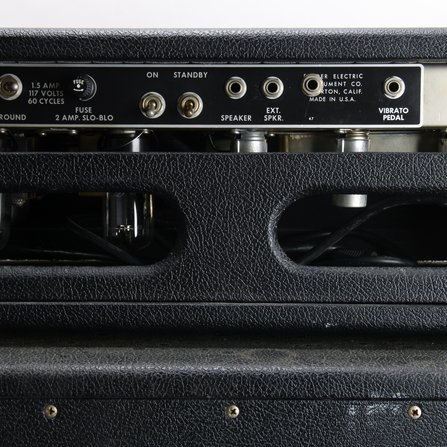 Fender Bandmaster Head AB763 + Cab (As Is) c.1965 FEIC #9