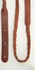 Lakota Leathers Herringbone Mandolin Strap BLK/Tobacco (SKU: XHBTOB) XHBTOB