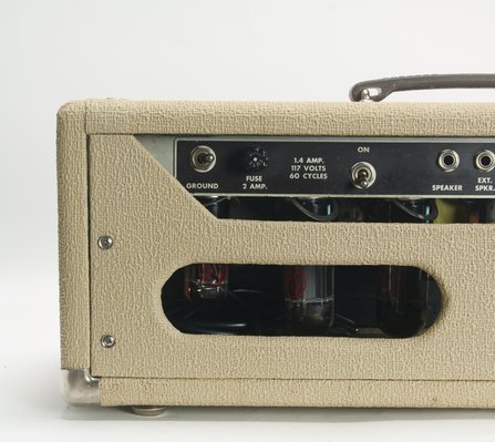 Fender Tremolux 6G9-A Head Blonde (Rebuilt) + 1x12" Cab (ca.1961) #7