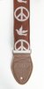 Souldier Guitar Strap Peace Dove White/Brown (SKU: 29016) 29016