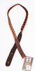 Lakota Leathers Mandolin Strap Flat Braid Chocolate & Tobacco (SKU: XFCT) XFCT