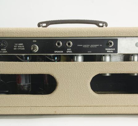 Fender Tremolux 6G9-A Head Blonde (Rebuilt) + 1x12" Cab (ca.1961) #8