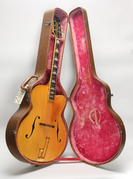 Epiphone De Luxe Cutaway Blonde (ca.1950 body 60's reneck) *AS IS* #14