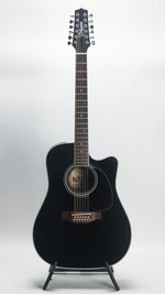 Takamine EF381 12 String Black (2005) (SKU: 32092) 32092