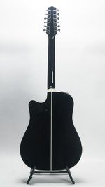 Takamine EF381 12 String Black (2005) (SKU: 32092) 32092