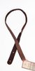 Lakota Leathers Mandolin Strap Flat Braid Chocolate (SKU: XFCH) XFCH