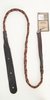 Lakota Leathers Herringbone Mandolin Strap Choc/Tobacco (SKU: XHCHTOB) XHCHTOB