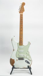 Fender Custom Shop 50's Stratocaster Relic Olympic White (2022) (SKU: 31950) 31950