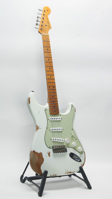 Fender Custom Shop 50's Stratocaster Relic Olympic White (2022) #3