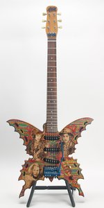 RC Kelly Cream Butterfly Electric Guitar (Art)