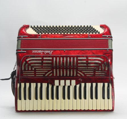 Paolo Soprani RED 41 120 Piano Accordion *USED* #1