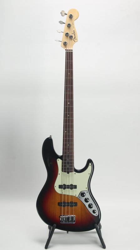 Fender American Deluxe Jazz Bass Fretless Sunburst (2008) #1