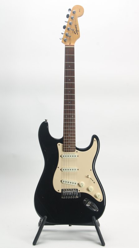 Squier Strat by Fender Black 1998 #1