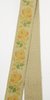 Levy's  Vegan Hemp Guitar Strap-Roses (yellow & orange) (SKU: 13461) 13461