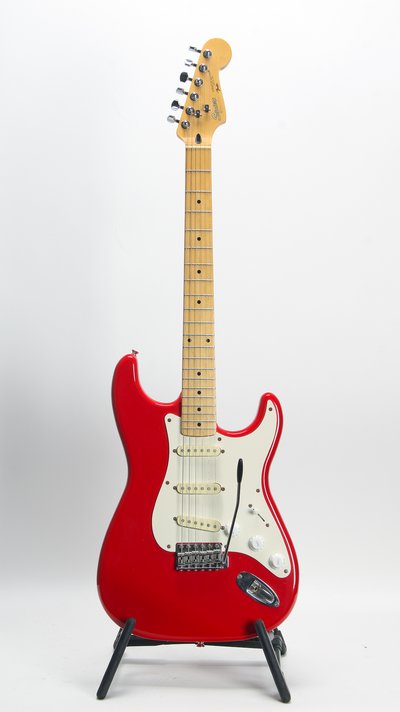 Fender Squier Stratocaster Red MIK (1987) 30485