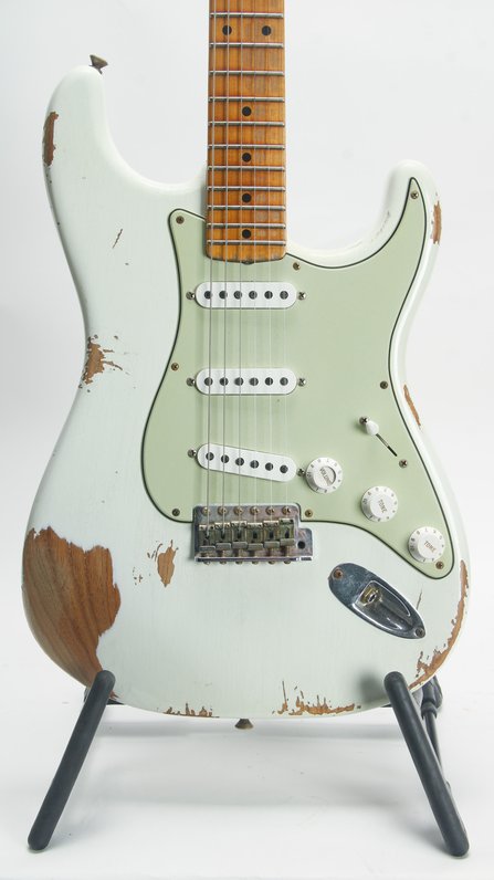 Fender Custom Shop 50's Stratocaster Relic Olympic White (2022) #7