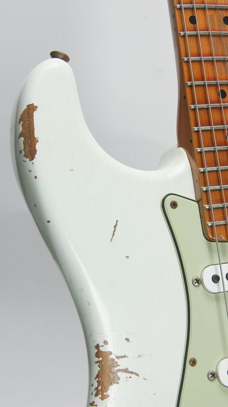 Fender Custom Shop 50's Stratocaster Relic Olympic White (2022) #8