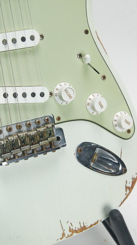 Fender Custom Shop 50's Stratocaster Relic Olympic White (2022) #10